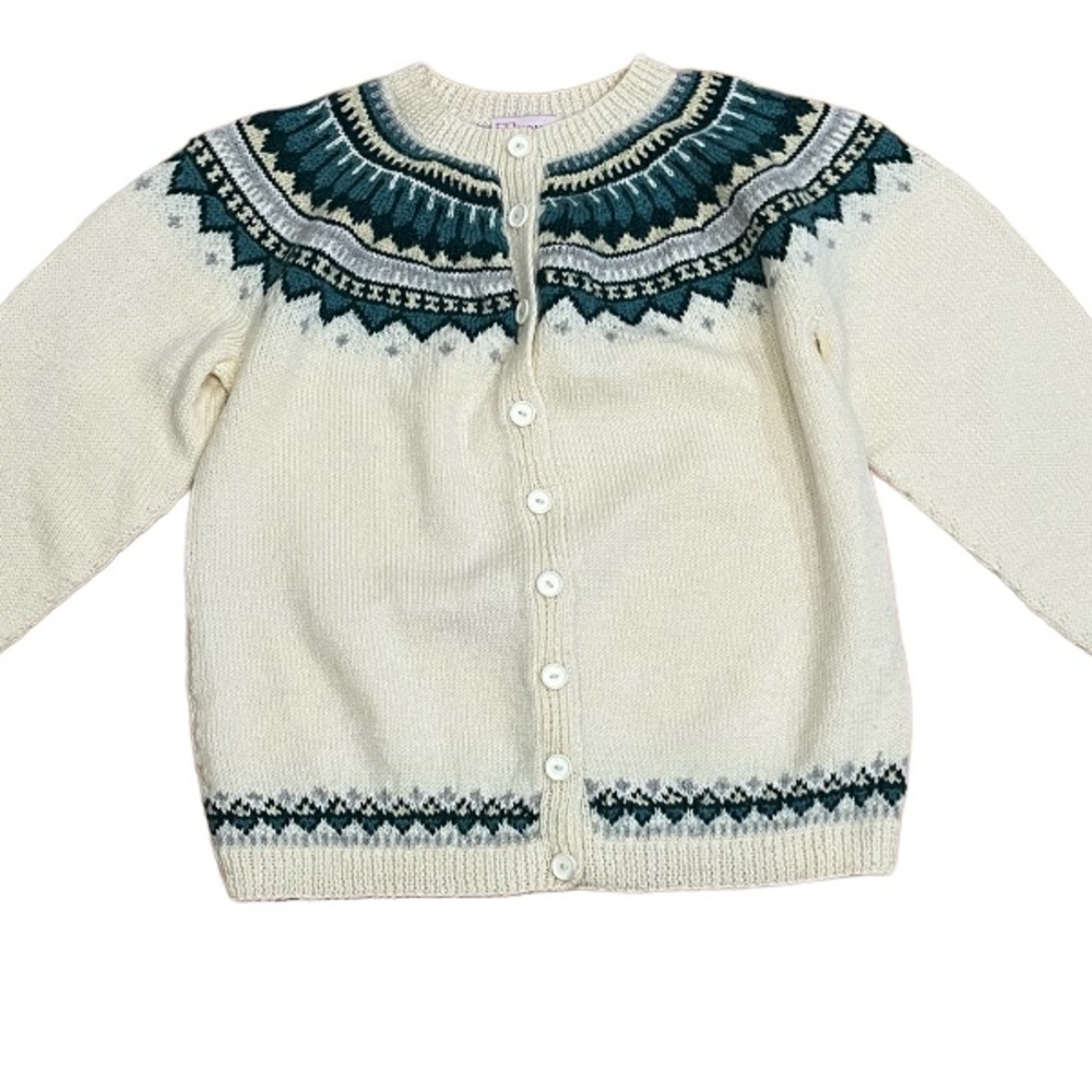 Nonia Handmade in Newfoundland Fair Isle Cardigan